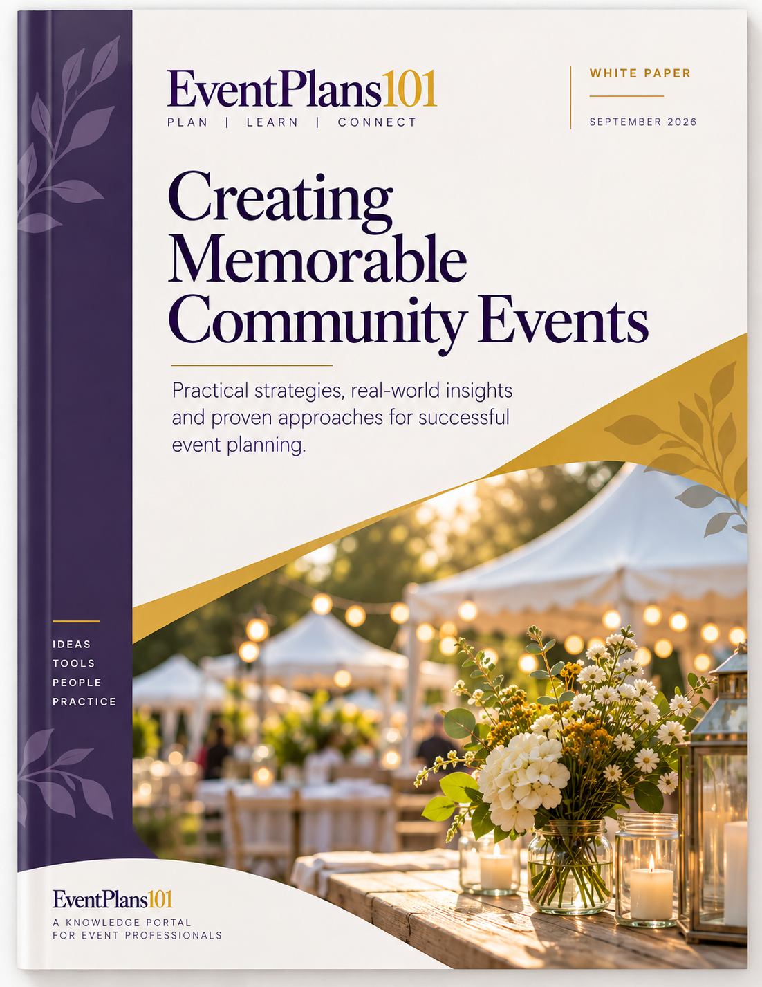 White paper cover